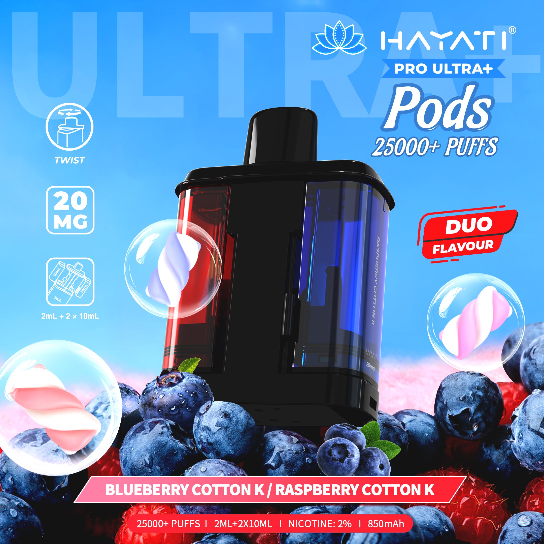 Hayati Pro Ultra+25000 POD