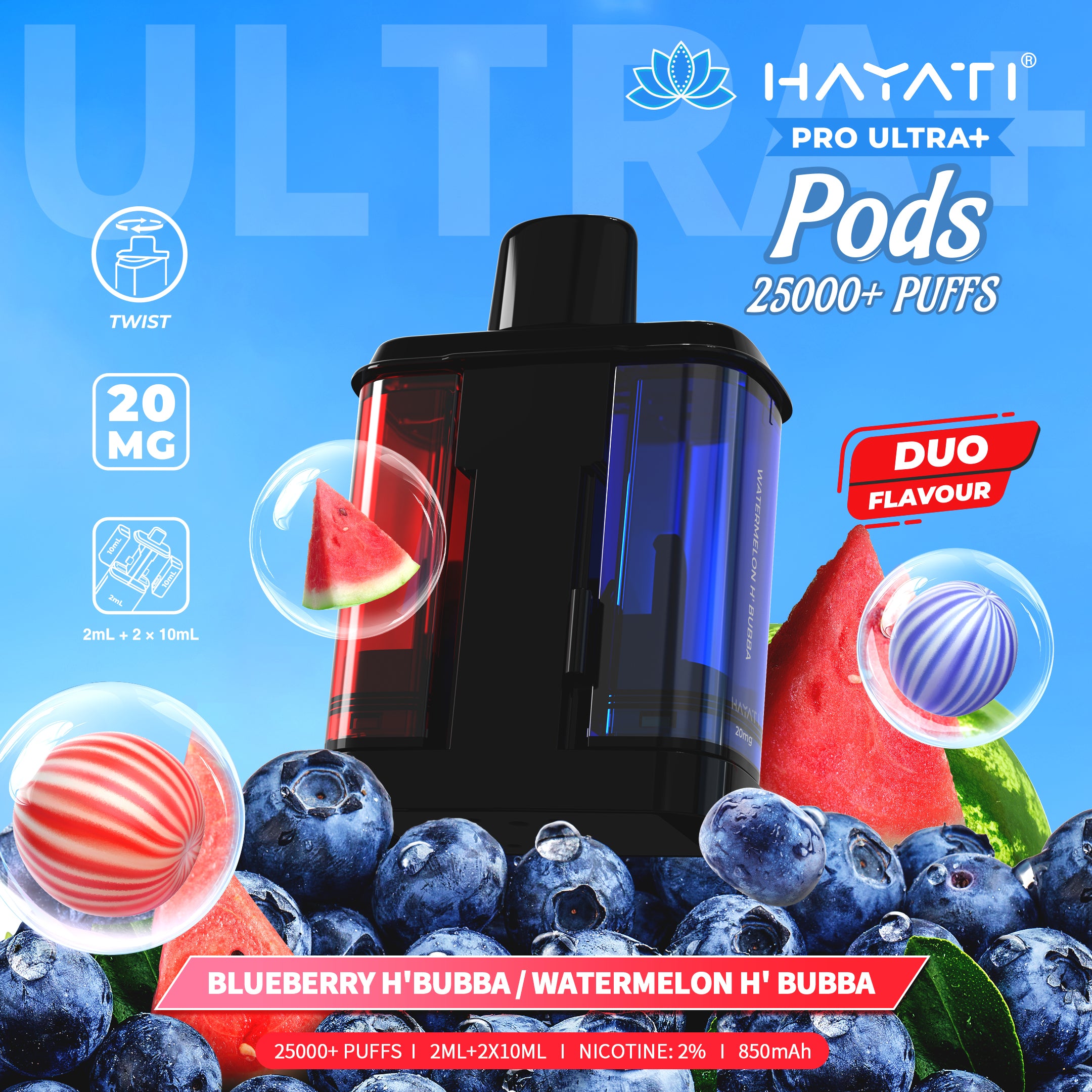 Hayati Pro Ultra+25000 POD