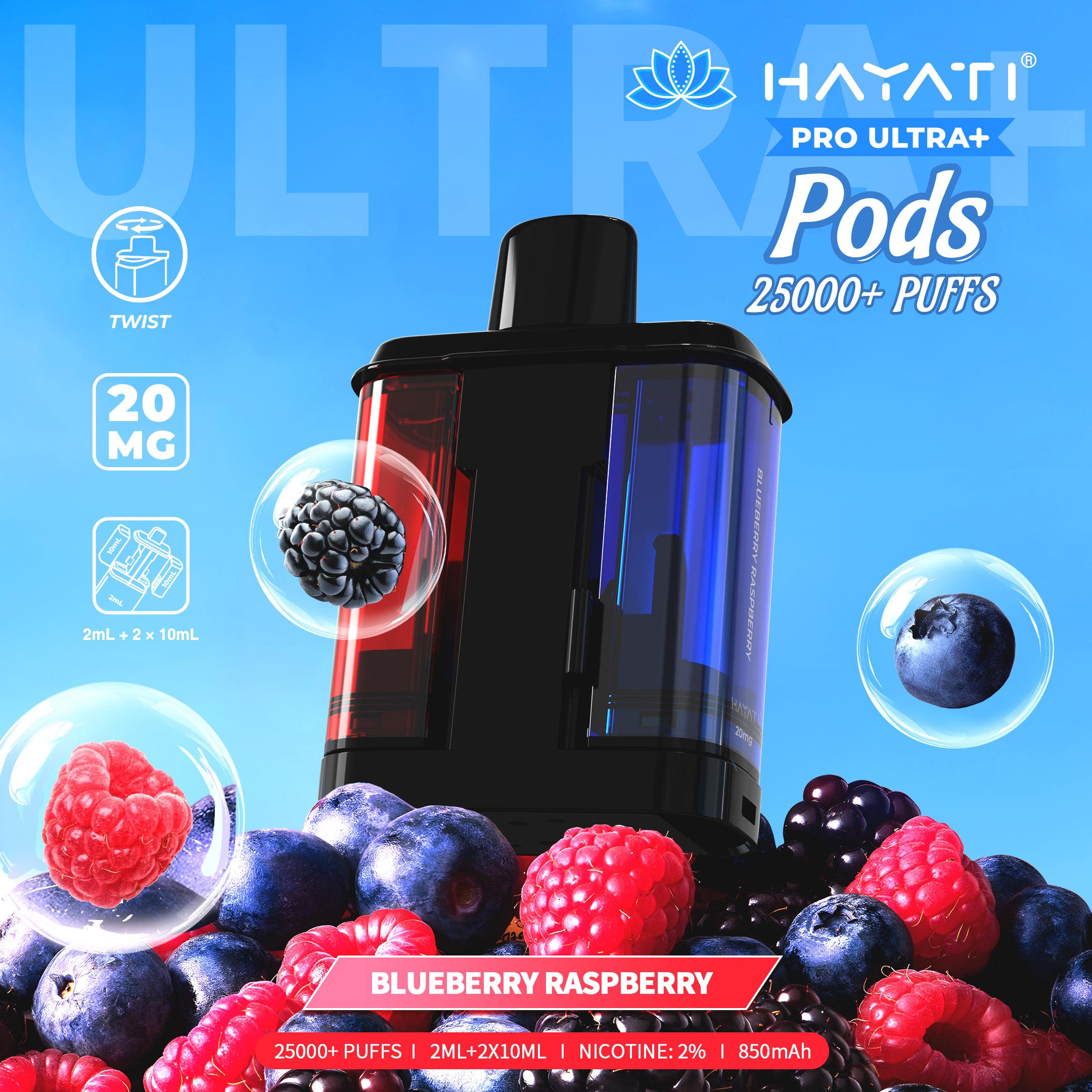 Hayati Pro Ultra+25000 POD