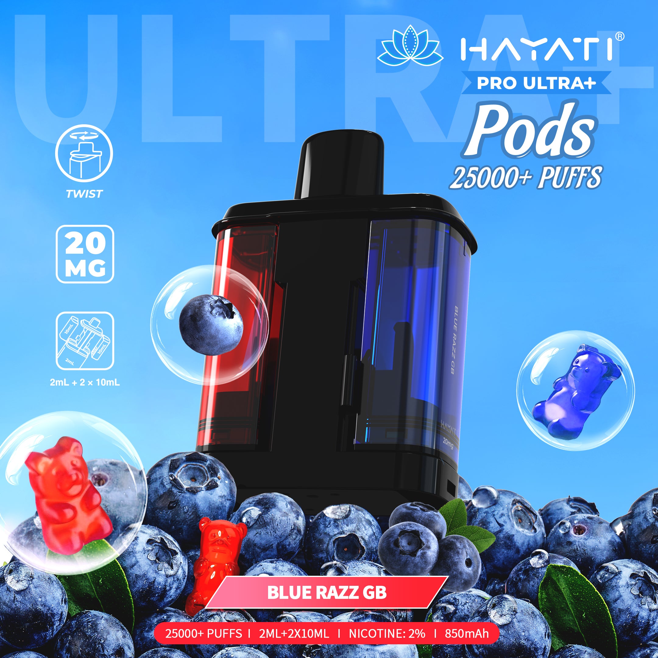 Hayati Pro Ultra+25000 POD
