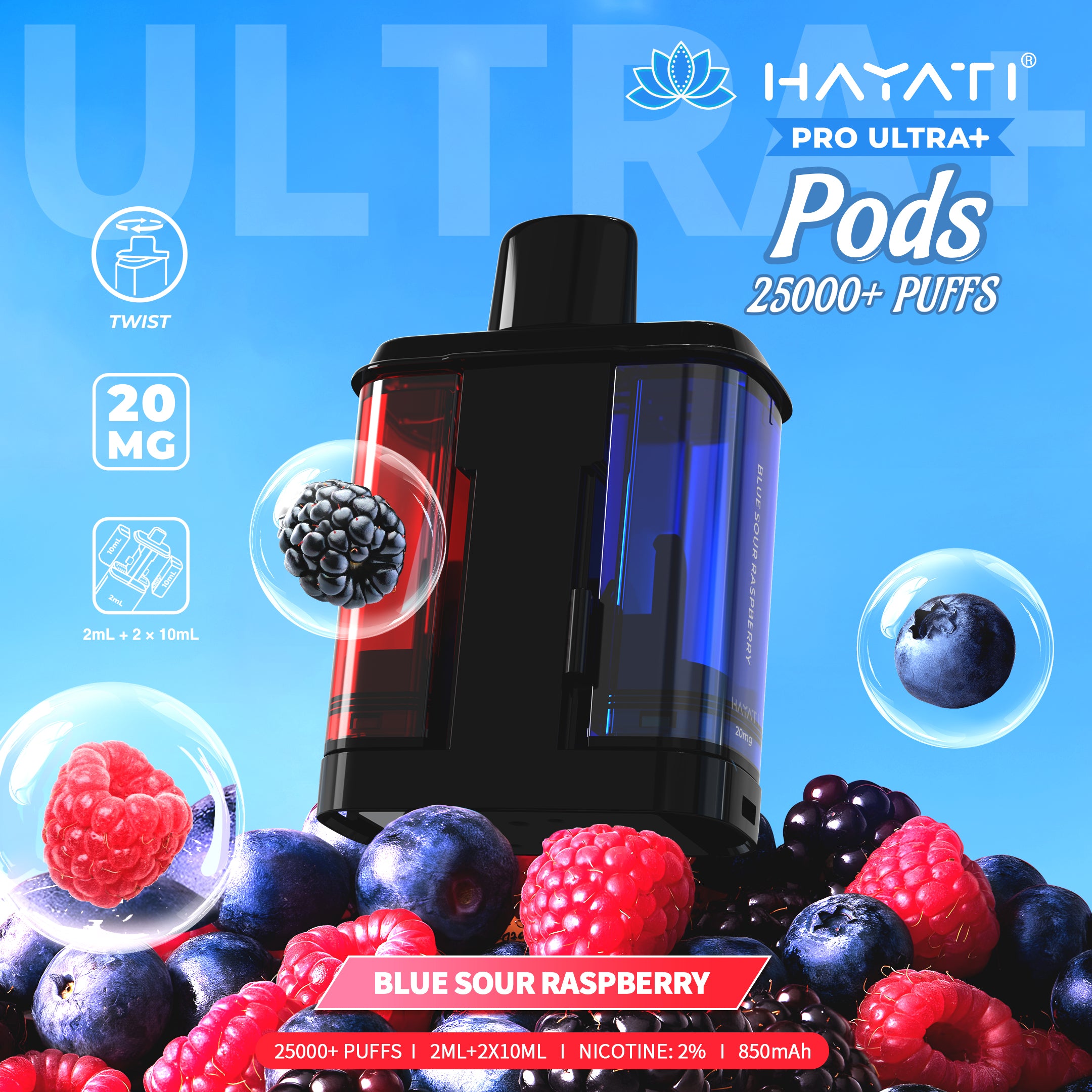 Hayati Pro Ultra+25000 POD