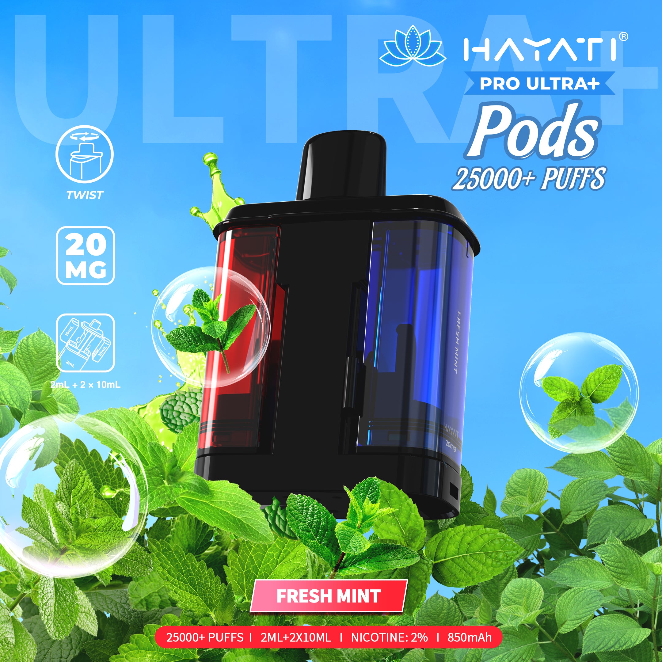 Hayati Pro Ultra+25000 POD
