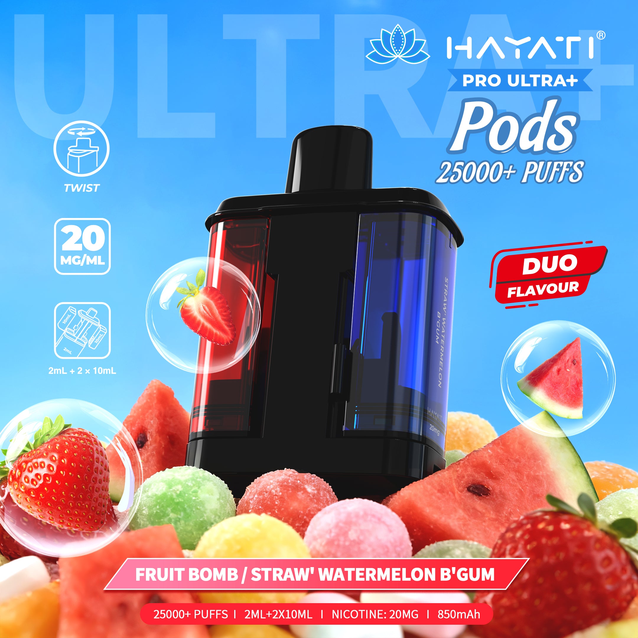 Hayati Pro Ultra+25000 POD