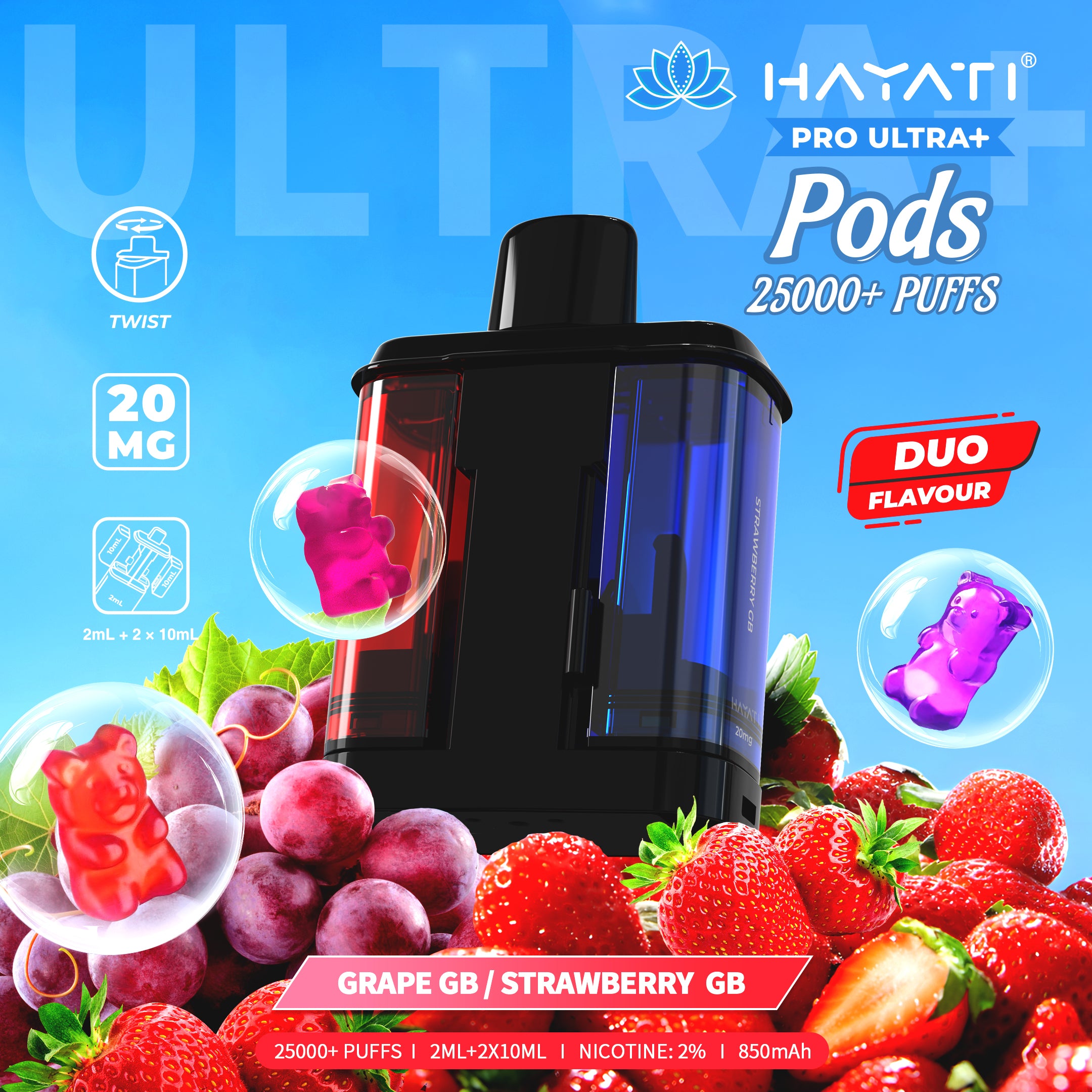 Hayati Pro Ultra+25000 POD