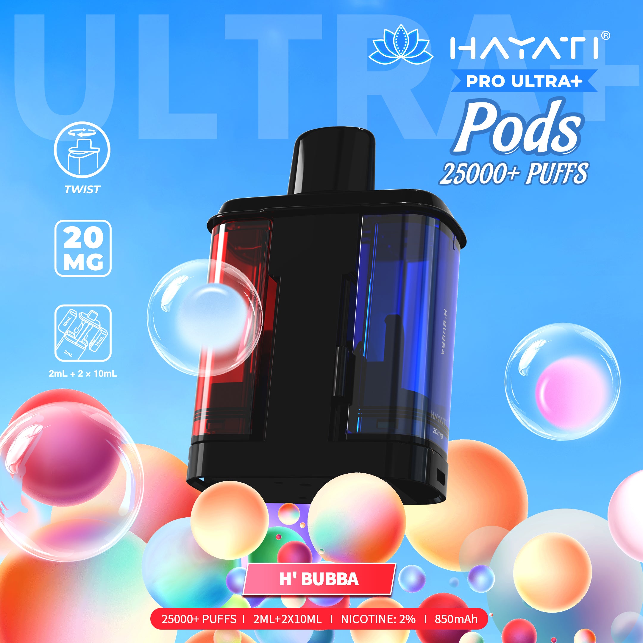 Hayati Pro Ultra+25000 POD