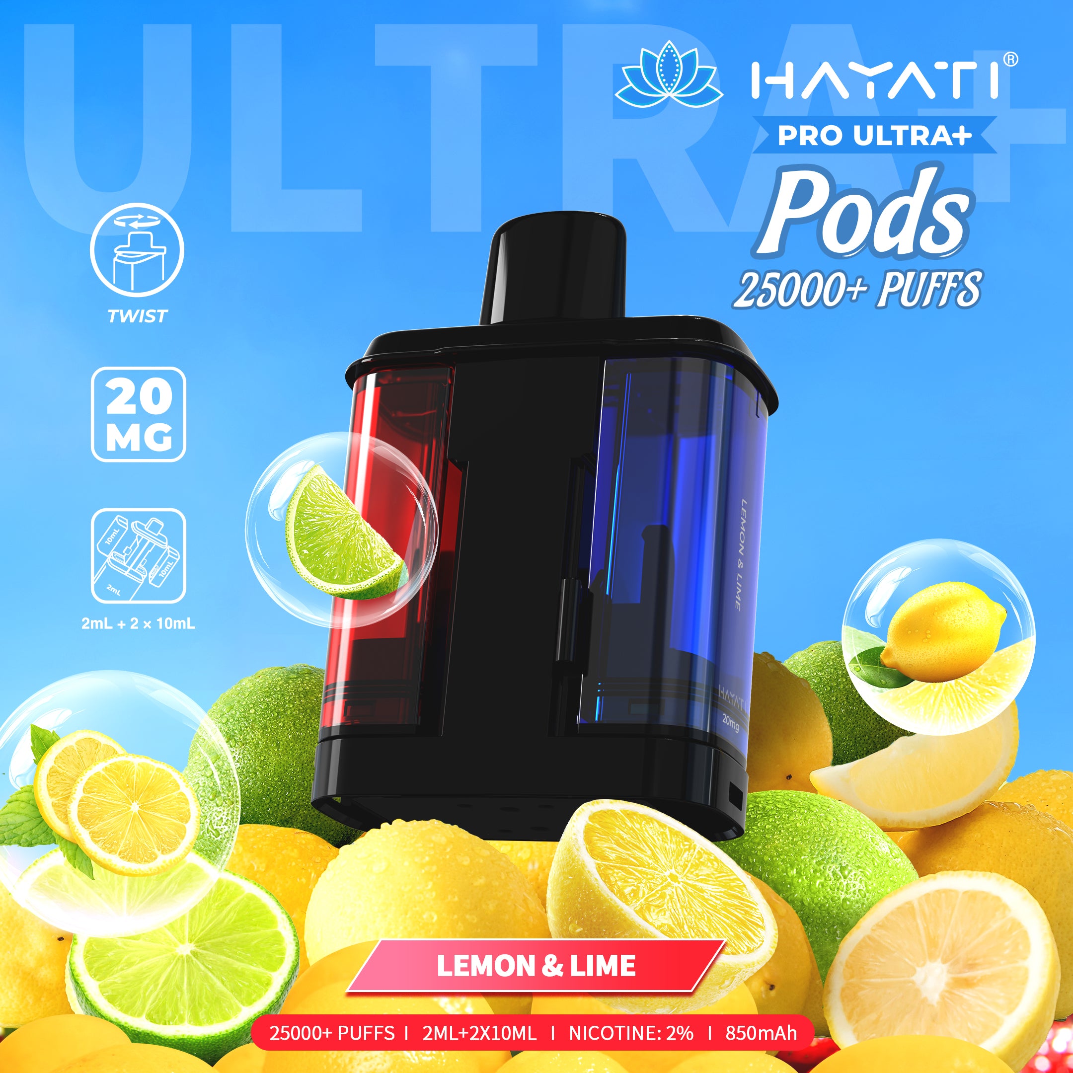 Hayati Pro Ultra+25000 POD