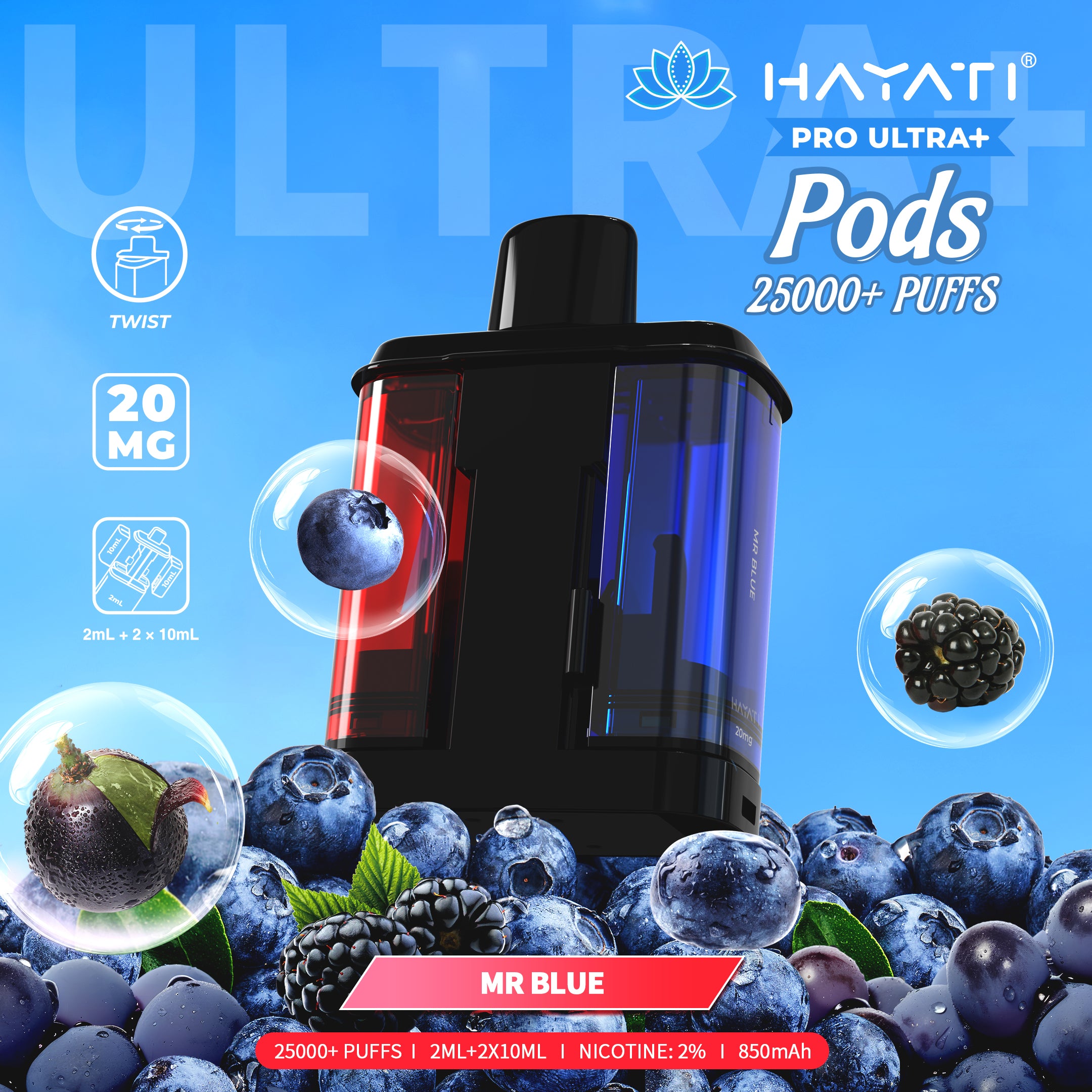 Hayati Pro Ultra+25000 POD