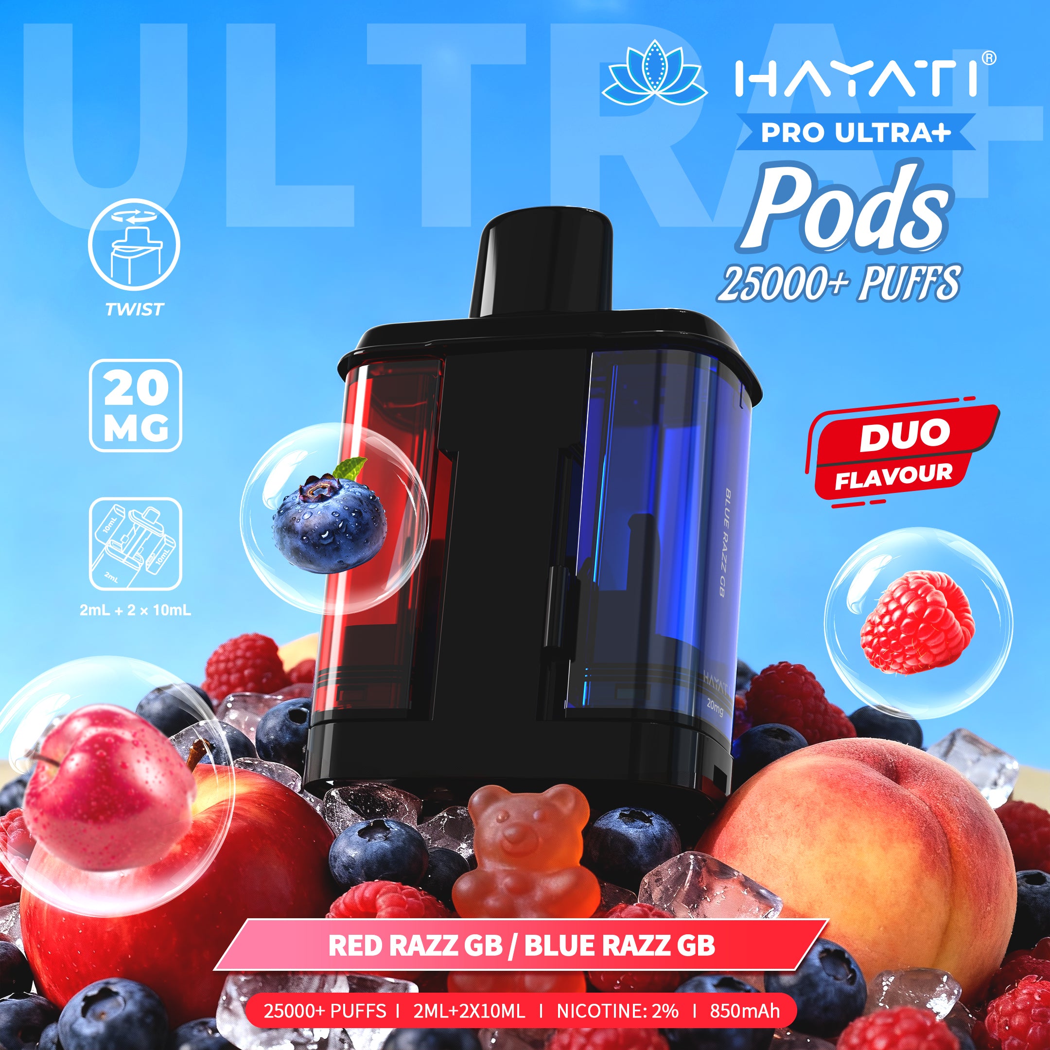 Hayati Pro Ultra+25000 POD