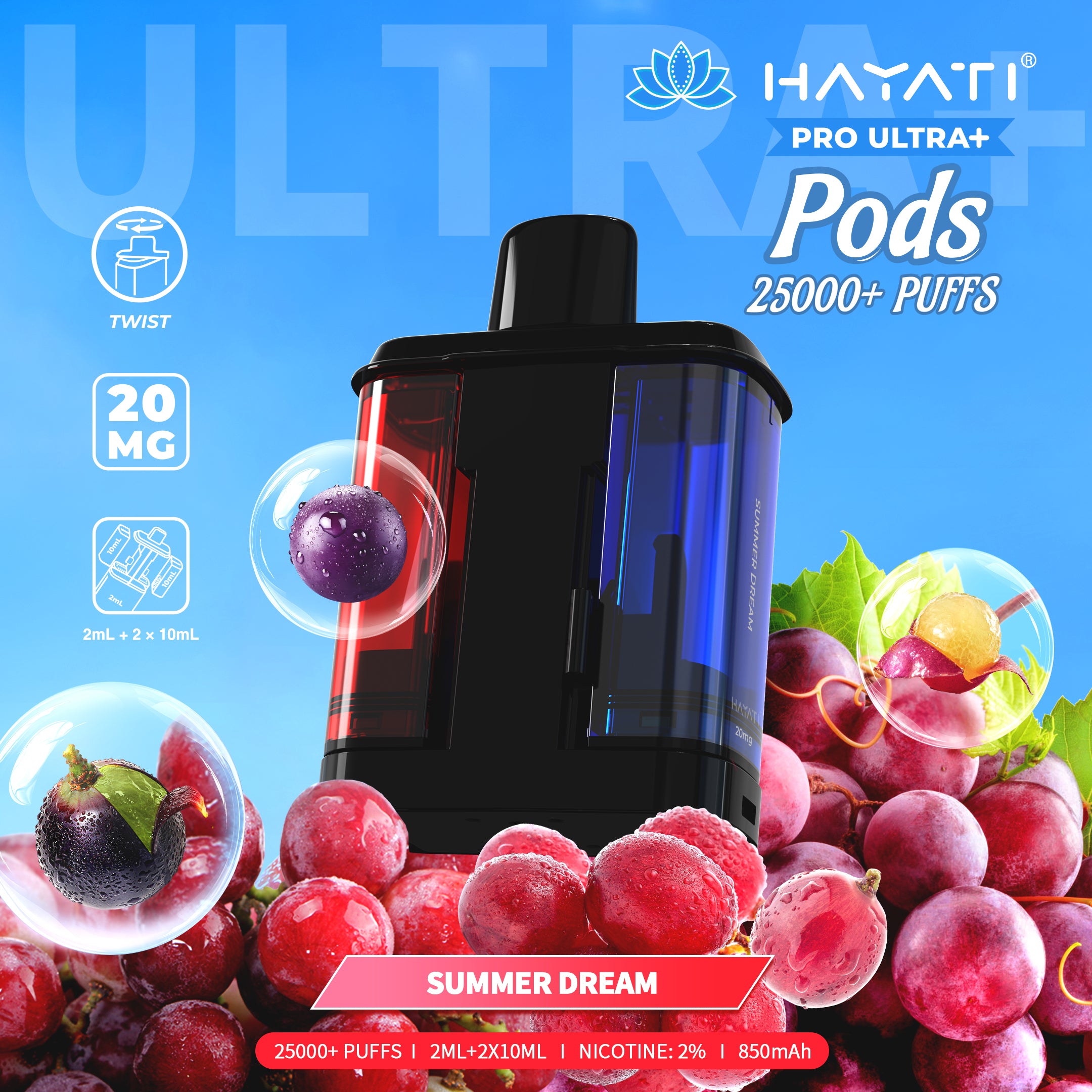 Hayati Pro Ultra+25000 POD