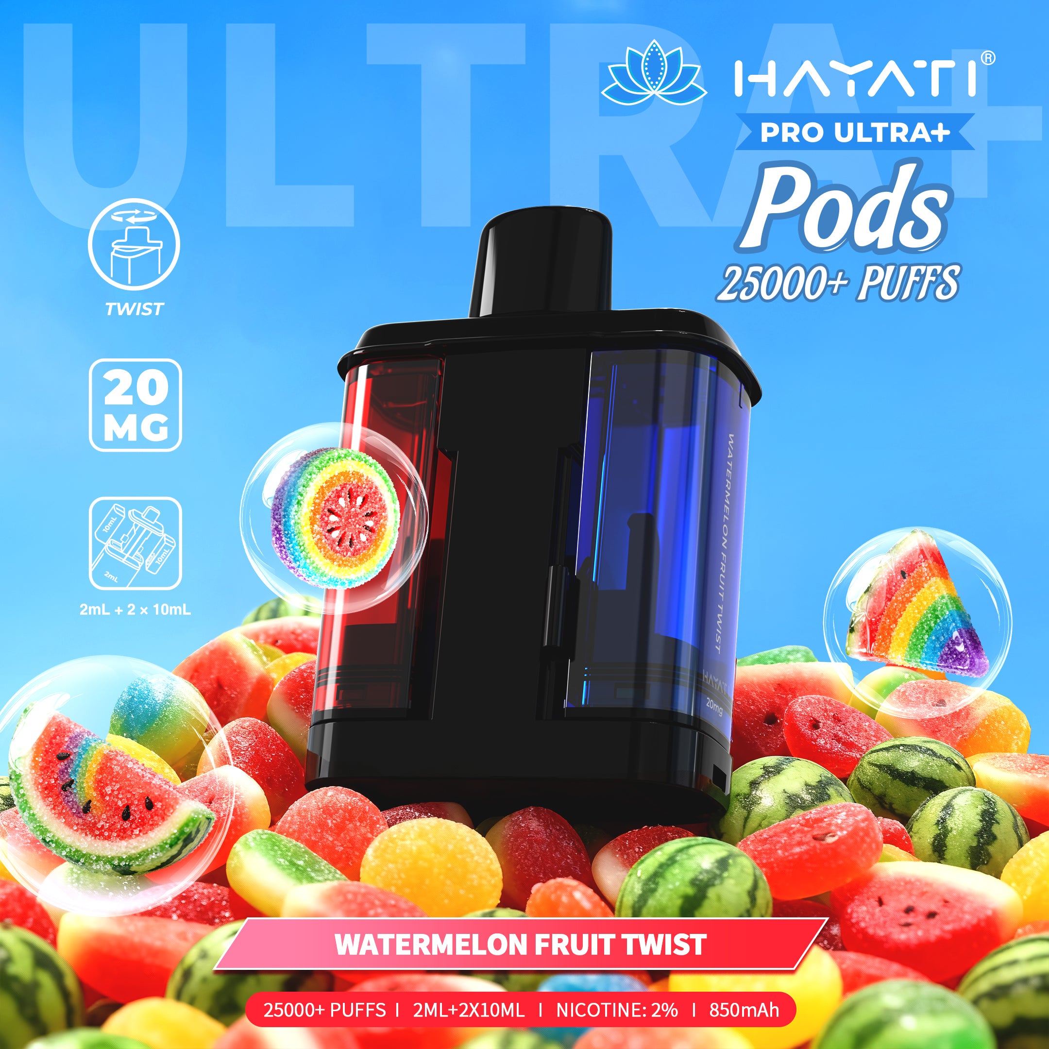 Hayati Pro Ultra+25000 POD