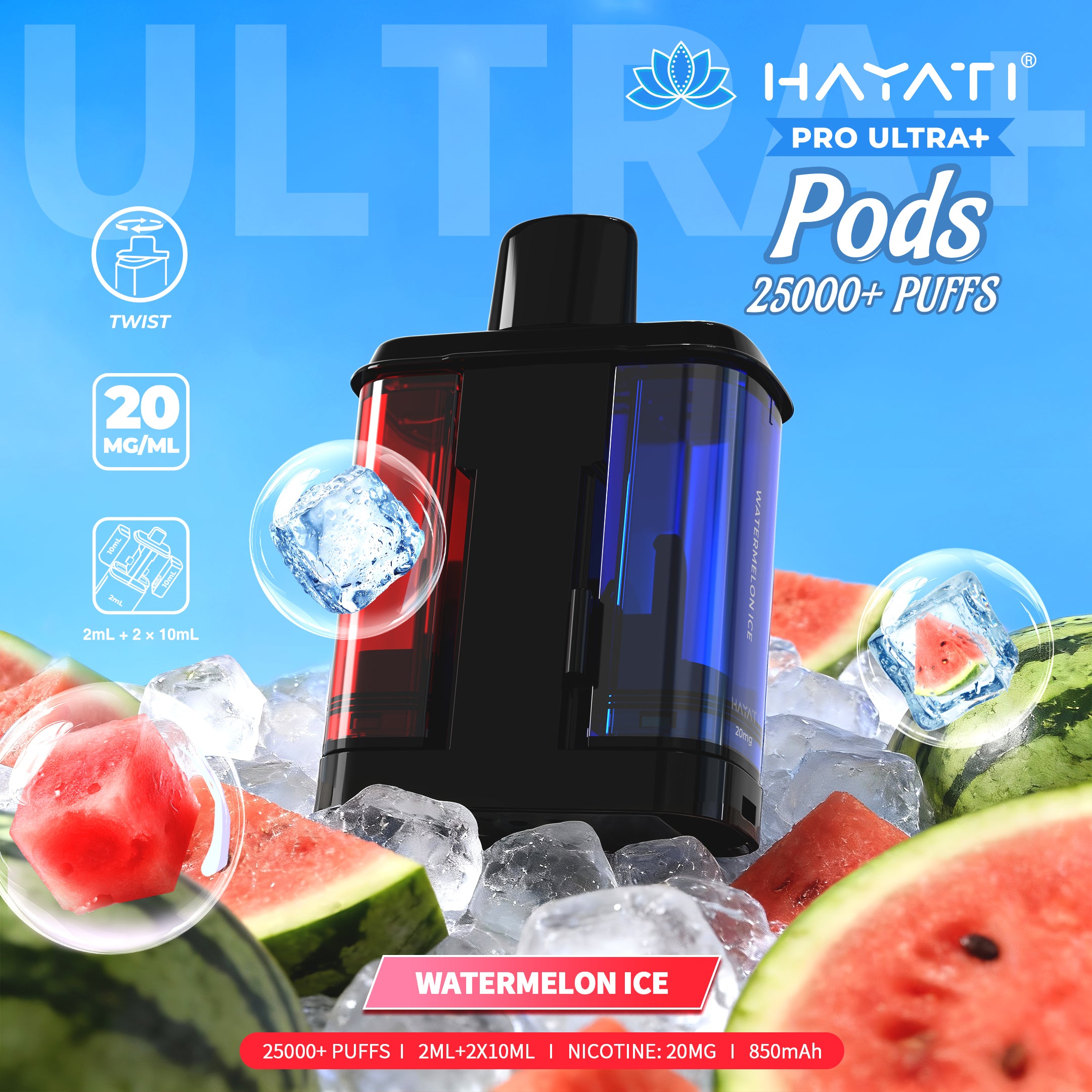 Hayati Pro Ultra+25000 POD